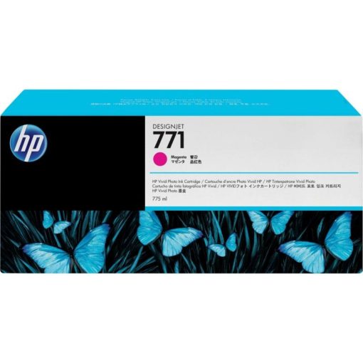 HP B6Y09A HP771 Eredeti Magenta Plotter Tintapatron