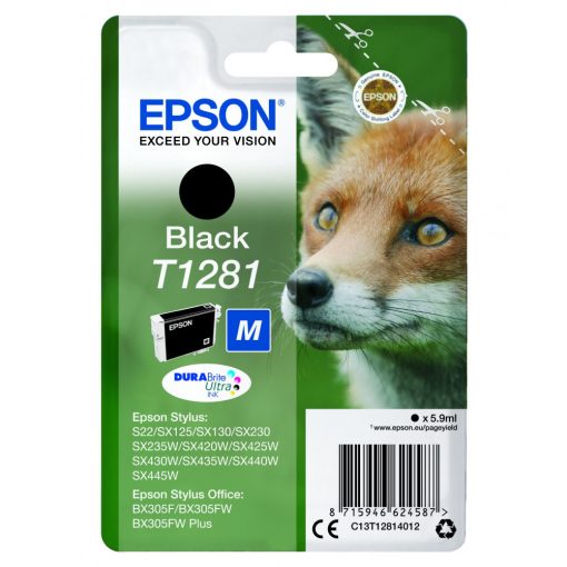 Epson T1281 Genuin Black Ink Cartridge