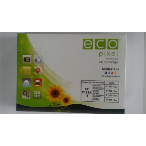 EPSON T1285 Multipack  ECOPIXEL BR (For use)