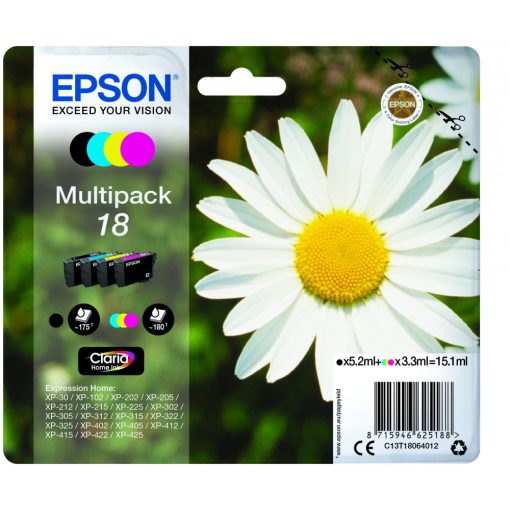 Epson T1806 Genuin Multipack Ink Cartridge