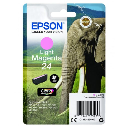 Epson T2426 Genuin Világos Magenta Ink Cartridge