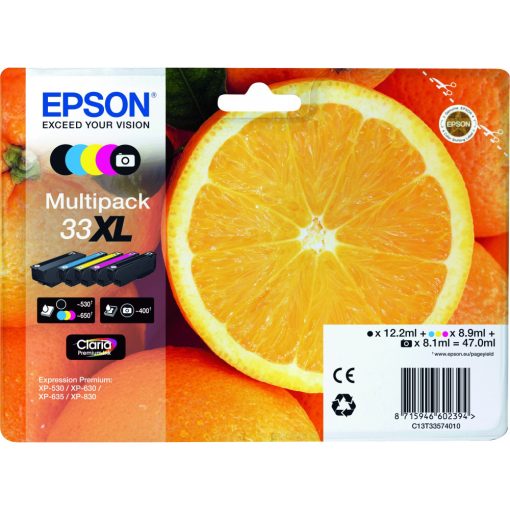 Epson T3357 XL Genuin Multipack Ink Cartridge