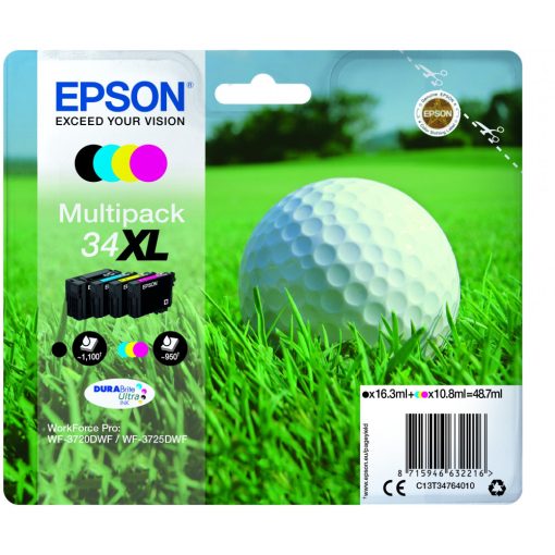 Epson T3476 Genuin Multipack Ink Cartridge