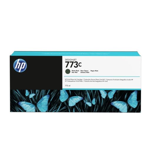 HP C1Q37A 773C Eredeti Matt Fekete Plotter Tintapatron