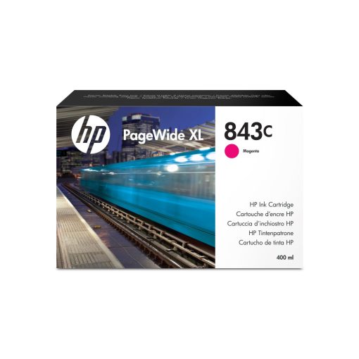 HP C1Q67A HP843C Eredeti Magenta Plotter Tintapatron