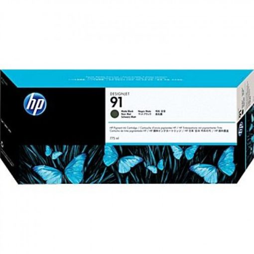 HP C9480A HP91 Eredeti Matt Fekete Plotter Tintapatron