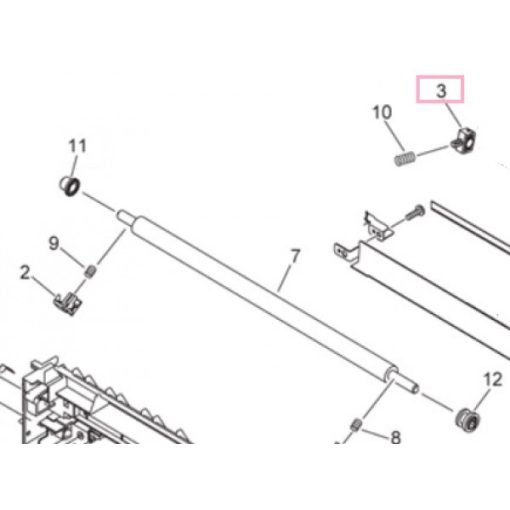 CA FC6-4317 Reg.roller bushing