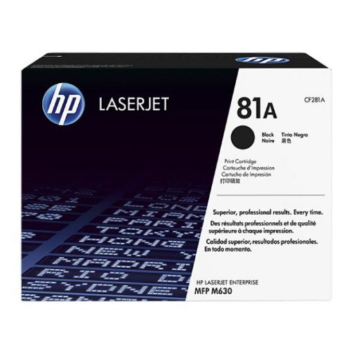 HP CF281A Eredeti Fekete Toner Hp 81A