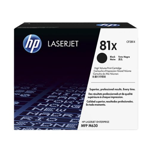 HP CF281X Eredeti Fekete Toner Hp 81X