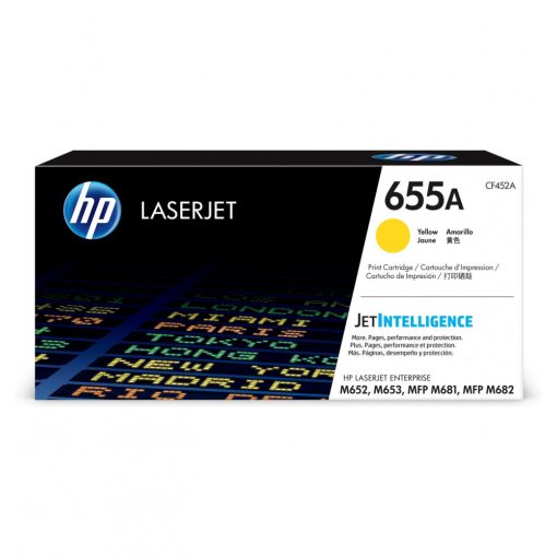 HP CF452A Eredeti Sárga Toner Hp 655A