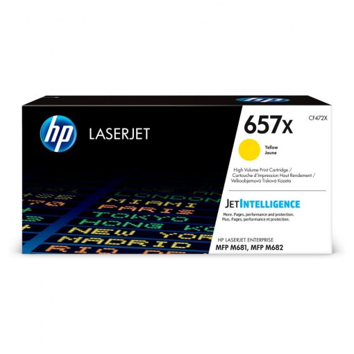 HP CF472X Eredeti Sárga Toner Hp 657X