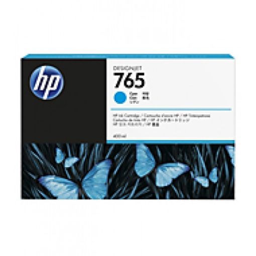 HP F9J52A HP765 Eredeti Cián Plotter Tintapatron