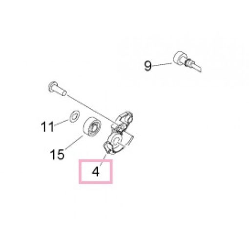 CA FL0-0959 Bushing sleeve rear IR1435