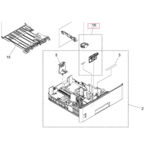 CA FM1-X510 Pickup roller set IR1643