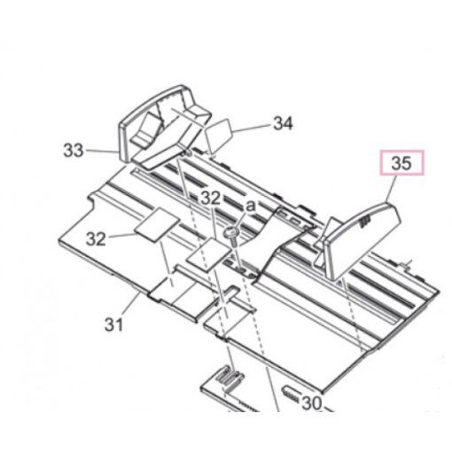 Min A01H560402 Regulation plate