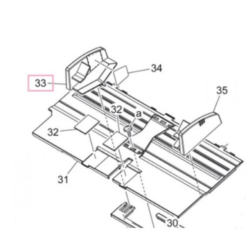 Min A01H560502 Regulation plate