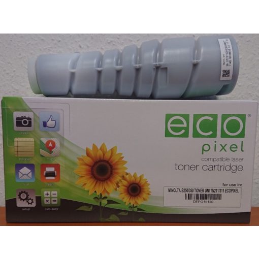 MINOLTA B250/350 UNI TN211/311 Utángyártott Ecopixel Fekete Toner