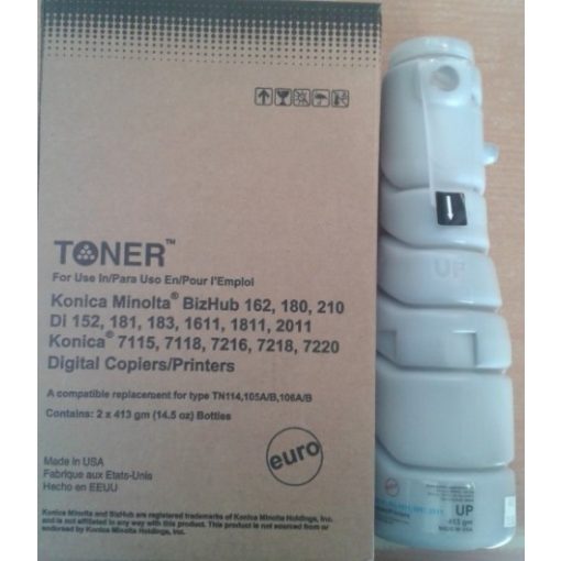 MINOLTA Di152106B/TN114 Utángyártott Fekete Toner