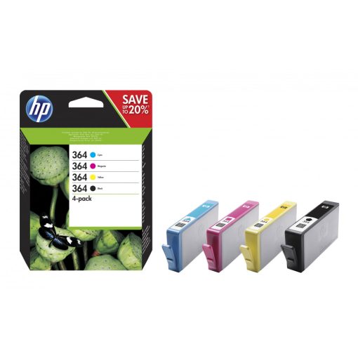 HP N9J73AE 4pack No.364 Eredeti Multipack Tintapatron