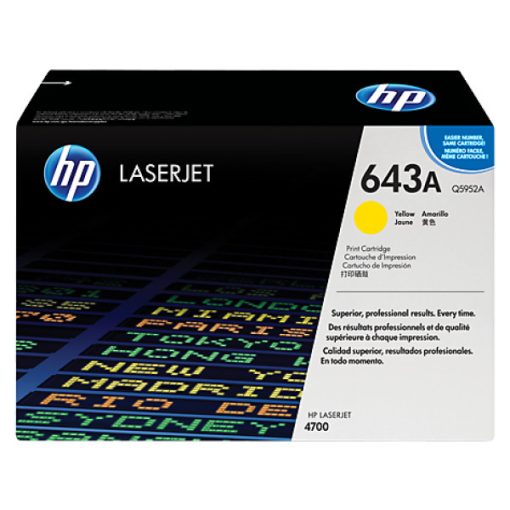 HP Q5952A Eredeti Sárga Toner Hp 643A