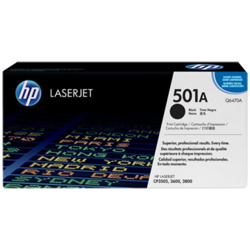 HP Q6470A Eredeti Fekete Toner Hp 501A