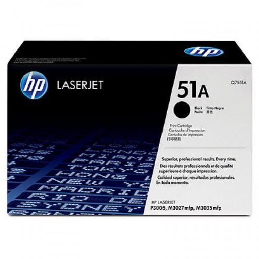 HP Q7551A Eredeti Fekete Toner Hp 51A