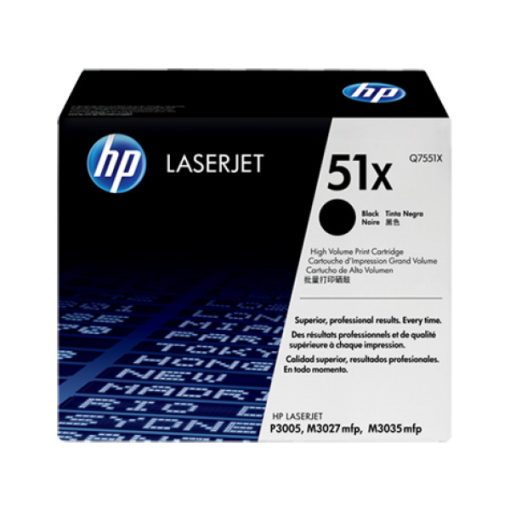 HP Q7551X Eredeti Fekete Toner Hp 51X